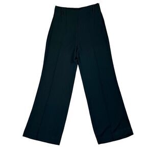 Zara Women Pleated Wide Leg Pants with Belt Loops 6